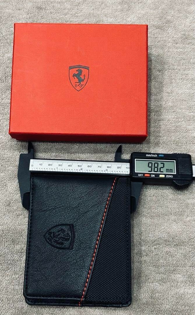 Ferrari F1 club Limited bifold wallet black with Rare box