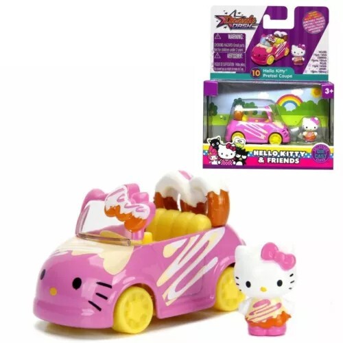 Hello Kitty & Friends Dazzle Dash Hello Kitty Pretzel die-cast