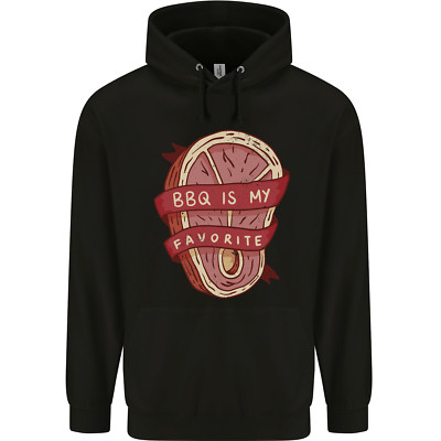 BBQ is My Favourite lustiger Steak Grill Braai Kinder Kids Hoodie