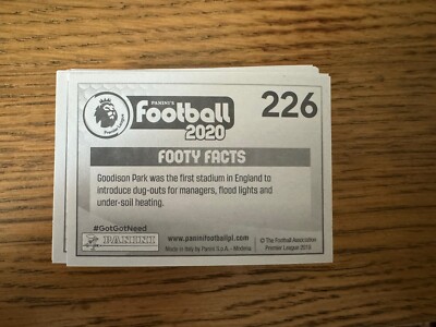 Panini Fußball 2020 Sticker 226-462