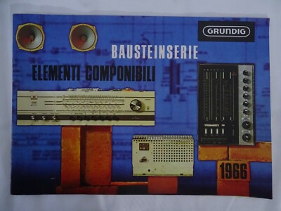 4281 - Brochure Volantino Radio Grunding Bausteinserie 1966