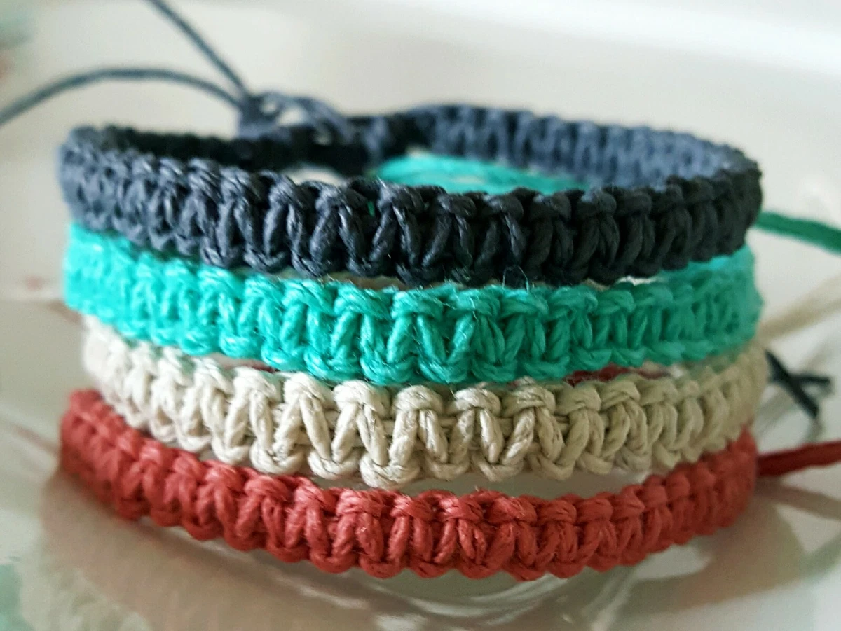 Macrame ankle shop bracelet