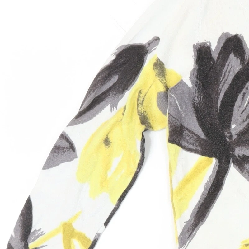 Next Women's Floral White Pullover Jumper, UK 6 - Image 4 of 4