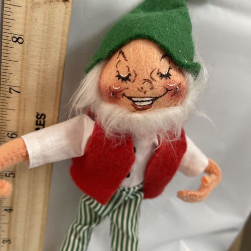Annalee Christmas ~ 10" Tinsel the Elf with Closed Eyes ~ 1991 (B) Singing - Picture 4 of 9