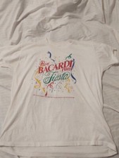 Vintage Ron Bacardi Rum 1986 Single Stitch T Shirt XL MADE IN THE U.S.A....