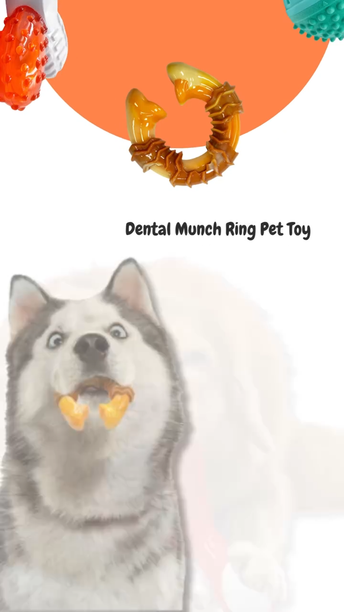 2x Dog Ball Pet Chew Toy Pet Dog Ball Dog Ball Hard Chew Rubber