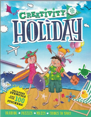 Summer Holiday Activity Book Holidays Children Kids Boredom Beating A4 80 pages