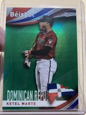 2021 TOPPS CHROME BEISBOL KETEL MARTE GREEN REFRACTOR #/99 Arizona Diamondbacks