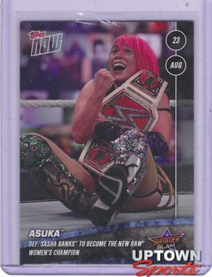 WWE Topps NOW アスカ　世界限定10枚　 ASUKA ASUKA™ 2021 WWE TOPPS NOW - Card 44 - DEF. SASHA TO BECOME NEW RAW