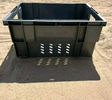 X5 Royal Mail Stacking Boxes Heavy Duty Plastic  Nesting Crates Storage