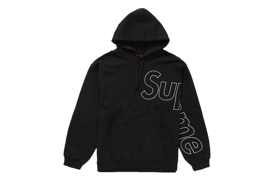 Supreme Hoodie Reflective Hooded Sweatshirt Black L Large FW21 BRAND NEW SEALED