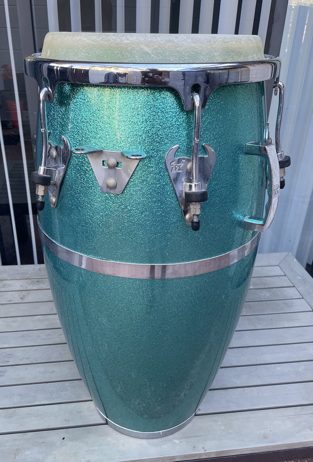 LP Latin Percussion Matador Fiberglass 11 3/4” Raul Rekow Signature