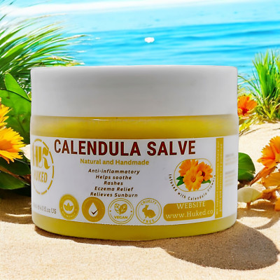 Calendula Salve Cream Balm 120ml Handmade Vegan for Skin Health Care Natural