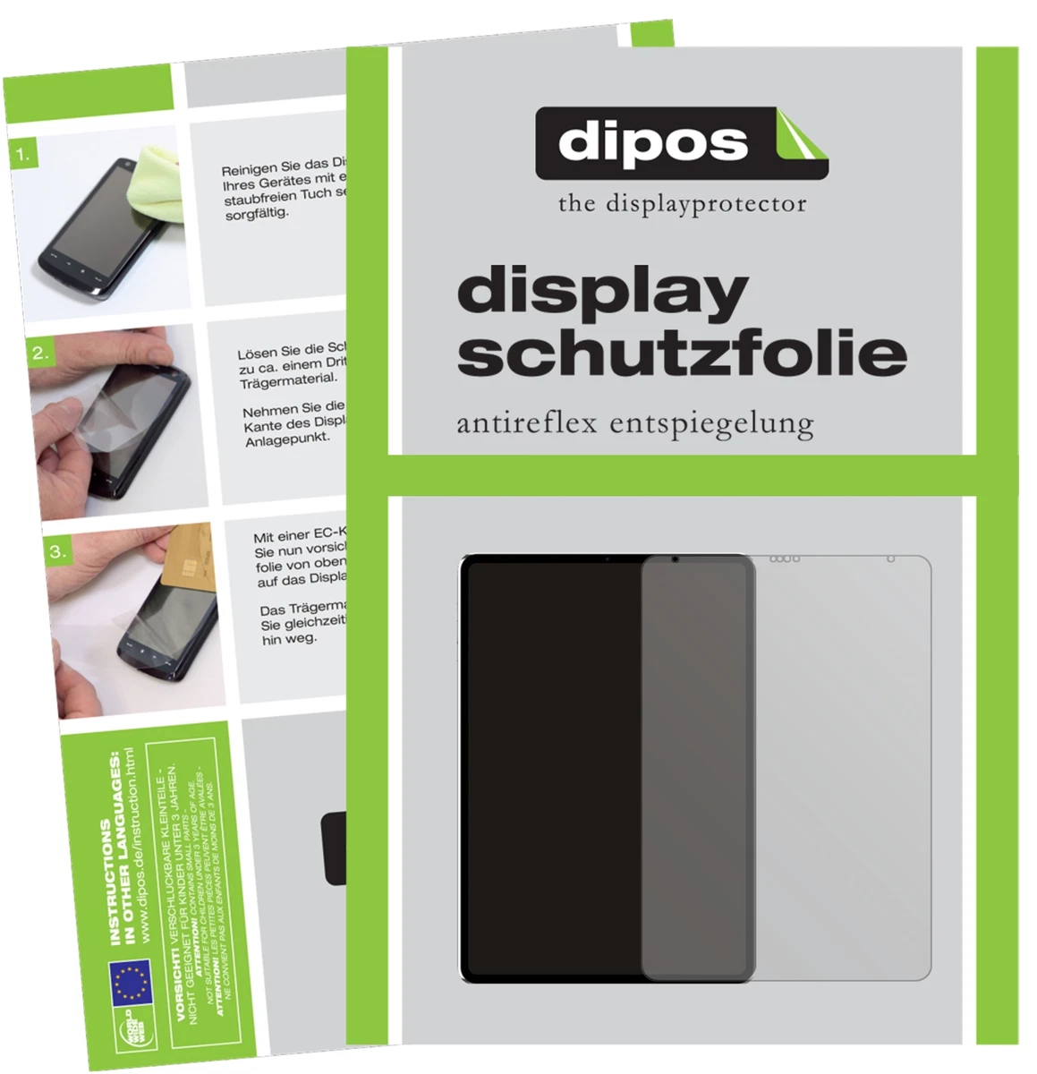 TecHERE ScreenGuard - Pellicola protettiva ultra trasparente per Apple
