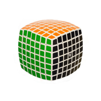 V-CUBE 7 White Multicolor Brainteaser Puzzle Cube 7x7 for sale