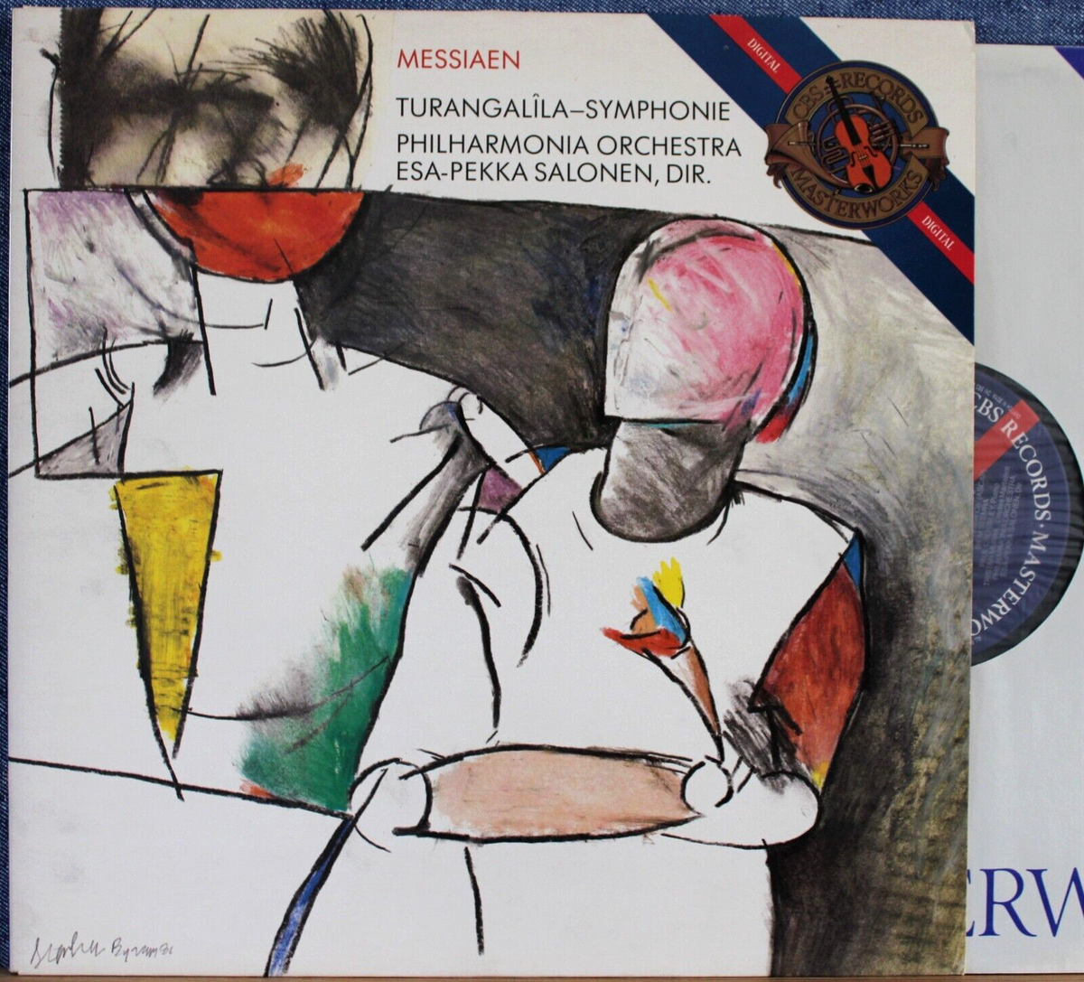【中古】 Messiaen；Turangalila Sympho Crossley ,Po ,Salonen Esa-Pekka SALONEN Signed MESSIAEN Turangalila-Symphonie PAUL