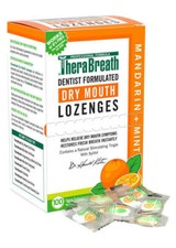 TheraBreath Dry Mouth Lozenges Mandarin  Mint 100 EA