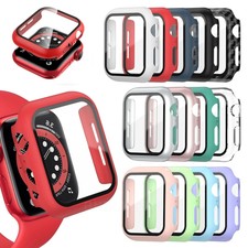 For Apple Watch Case Screen Protector 4/5/6/SE 3 2 7 8 9 10 11 Protective Cover