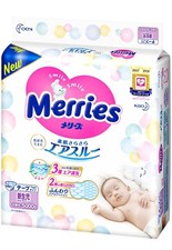 Kao NB Diapers Merries sarasara Air Through Newborn Infants  5kg  90sheets
