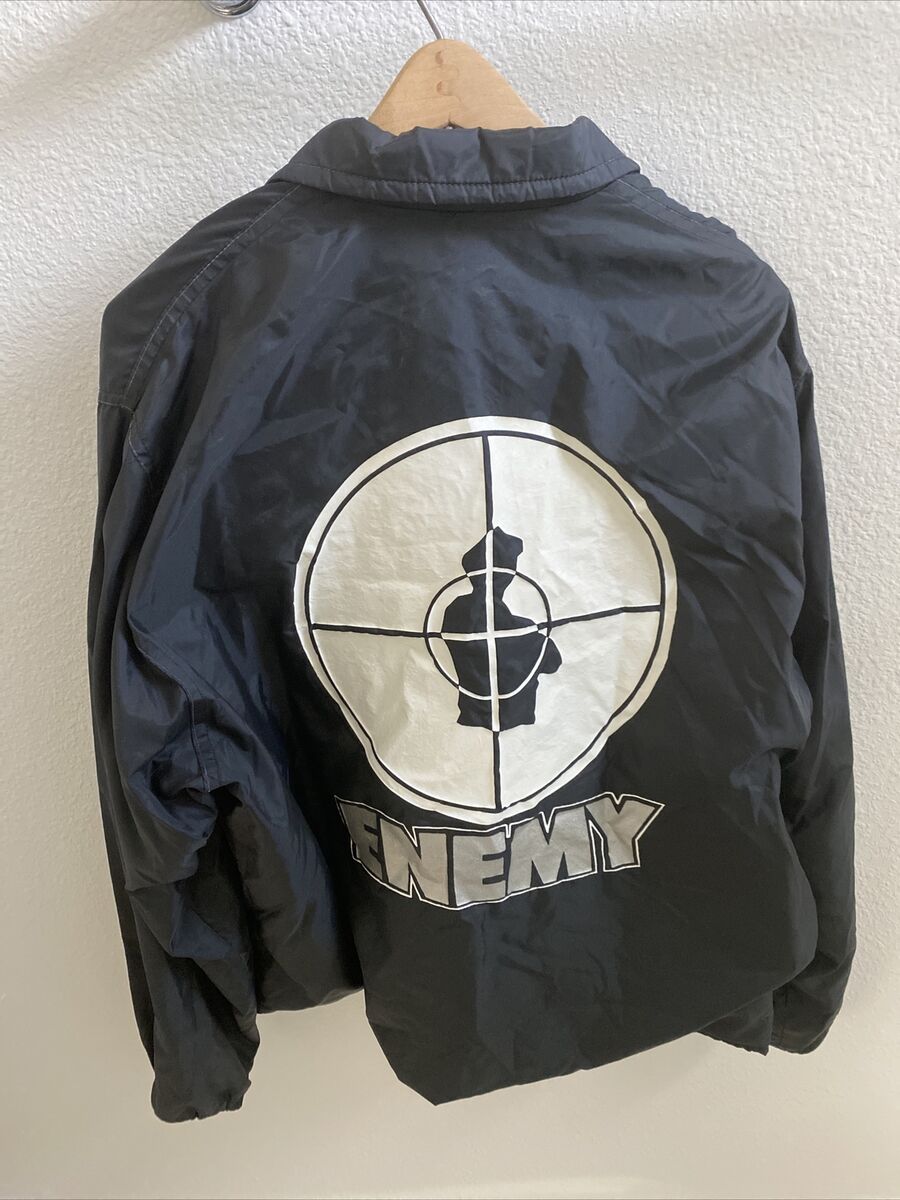 Vintage PUBLIC ENEMY JACKET L LOGO On Chest And Back Vintage PUBLIC ENEMY JACKET L LOGO On Chest And Back