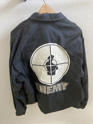 Vintage PUBLIC ENEMY JACKET L LOGO On Chest And Back Vintage PUBLIC ENEMY JACKET L LOGO On Chest And Back