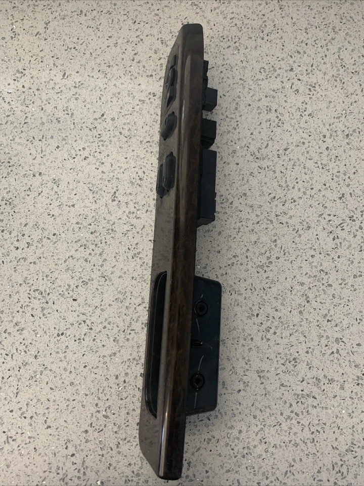 04 05 Mercury Monterey Power Window Master Switch botão de janela de porta grão de madeira - Imagem 4 de 4