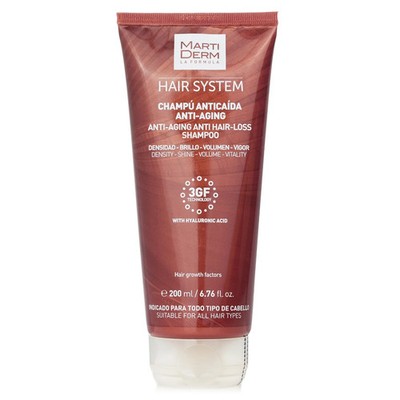 Martiderm Hair System Anti-Aging Anti Hair-Loss Shampoo With Hyaluronic Acid ...