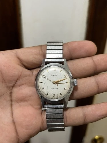 Vintage Timex Viscount Self-Wind 1950s Watch ( Runs Great )