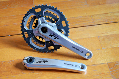 Shimano DEORE XT FC-M770 175 mm 44/32/22 Kurbelgarnitur KURBEL Mountainbike KULT