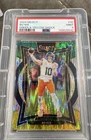 2024 Panini Select - Concourse Bo Nix #30 Green & Yellow Shock Prizm (RC)