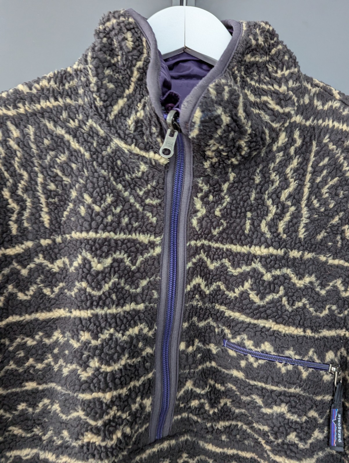 *Super Rare* Patagonia Synchilla Glissade Reversible Pullover Jacket image 10