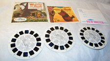 View Master Winnie the Pooh Walt Disney 3 Reel Set w/ Storybook 1964 -B362