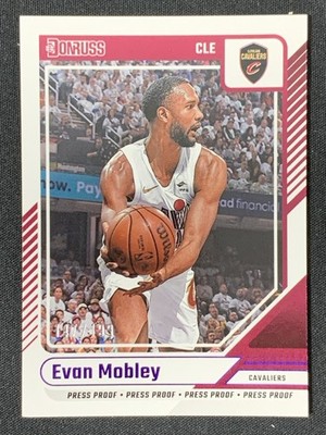 Evan Mobley 2024-25 Panini Donruss Press Proof /199 #67