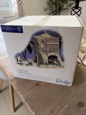 Department 56 The Holy Land House of the Last Supper Easter Story Open Box
