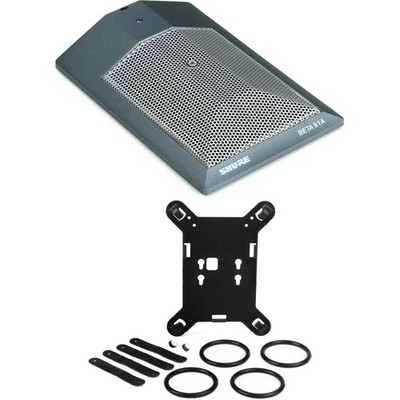 Shure Beta 91A Condenser Boundary Microphone and Kelly SHU FLATZ Shockmount