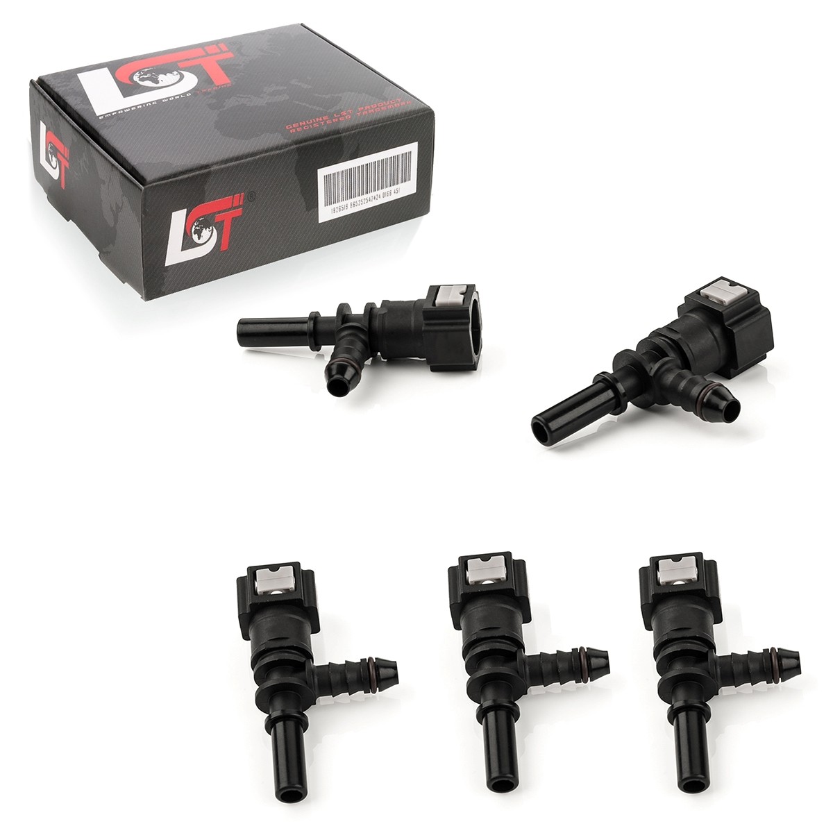 5X Quick Release Fuel Line Coupling T-Piece 7.89X6Mm For MERCEDES