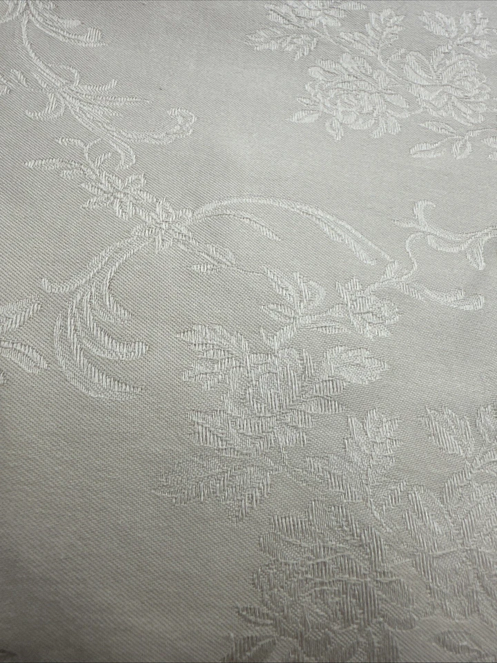 Sábana plana Royal Sateen King dorada floral damasco 100 % algodón egipcio hecha en EE. UU. Foto 2 de 4