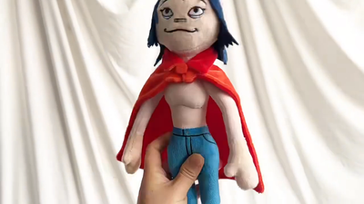 Gorillaz Plush toys Noodle 2-D Murdoc Niccals Russel Hobbs for