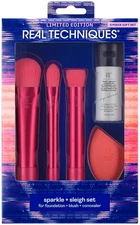 Limited Edition Sparkle + Sleigh Makeup Brush & Sponge Kit, Makeup Spone Blender