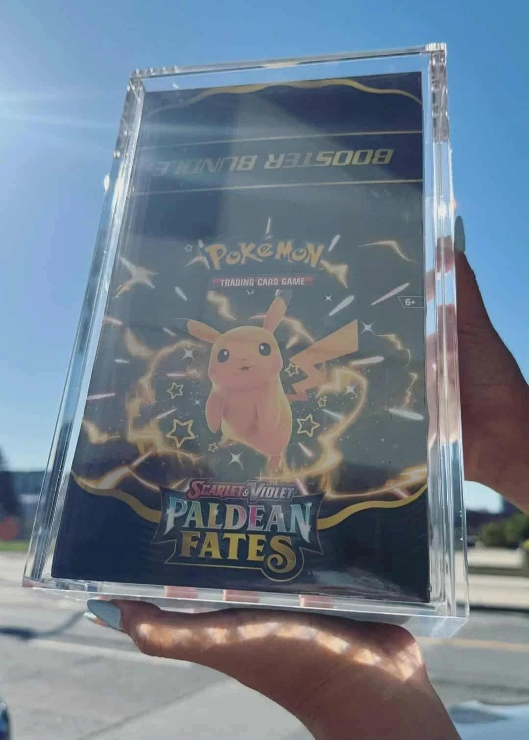 *SHIPS NOW!*Acrylic Display Case for Pokemon Booster Bundle