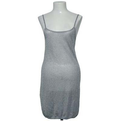 Zara, Kleid, Größe: S, Silber, Einfarbig, Feinstrick, Damen #Twj