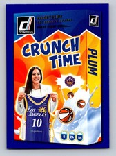 2025 Donruss WNBA #8 Kelsey Plum Crunch Time Press Proof Blue