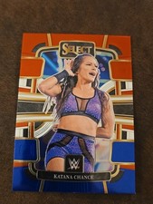 2024 WWE Select Katana Chance Concourse Red Blue Prizm #80
