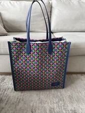 Kate Spade Gotham Patio Tile Canvas Large Tote