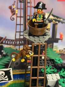 Legoland Pirate System Forbidden Island Vintage Lego Set Missing Figure & Boat