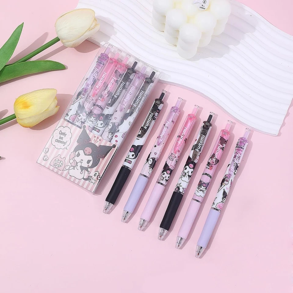 Kuromi Kawaii Cute School Supplies Back To School Gift Set Pencil Case Note - Image 4 of 4