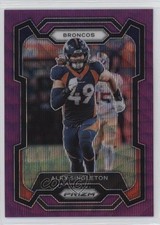 2023 Panini Prizm Purple Wave Prizm 41/99 Alex Singleton #84 16wc