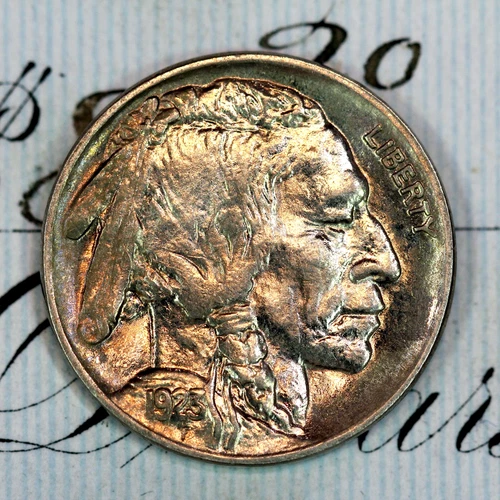 * 1923-P * SUPERB+ GEM BU MS BUFFALO NICKEL * FROM ORIGINAL COLLECTION