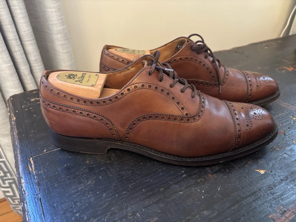 Church's England Diplomat Brogue Cap Toe Oxford Shoes Size 10.5 F UK/11.5 D US - Image 3 of 4