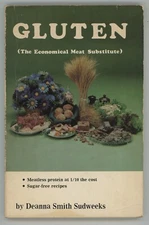 GLUTEN BOOK Cookbook Vegan Vegetarian Cooking Meat Substitute Sudweeks Deanna S.